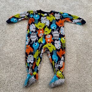 Carter's Colorful Monster Footie Pajamas